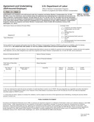 Document preview: Form LS-275(SI) Agreement and Undertaking (Self-insured Employer)