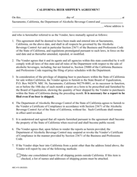 Form ABC-410 Certificate of Compliance Application - California, Page 2