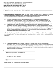 Form DBO-260.102.14(C) Notice of Transaction Pursuant to Corporations Code Section 25102(F) - California, Page 12