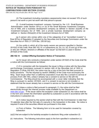 Form DBO-260.102.14(C) Notice of Transaction Pursuant to Corporations Code Section 25102(F) - California, Page 7