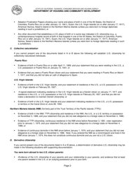 HCD Benefits Status Form 1 Statement of Citizenship, Alienage, and Immigration Status for State Public Benefits - California, Page 4