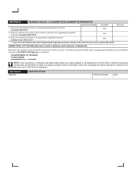 Form REV-679 Tobacco Products Monthly Report - Pennsylvania, Page 2