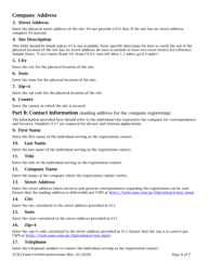 Instructions for Form TCEQ-10409 Application to Claim a Permit by Rule for a Stationary Compactor - Texas, Page 3