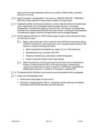 Form DDW-Eng-0016 Plan Review of Inorganics/Organics Treatment Facility - Utah, Page 2