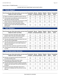 Form GCI-1042A Family Survey - Arizona, Page 3