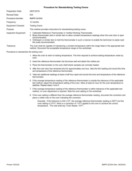 Form BMPR QCD04 Standardization of Testing Ovens - Illinois, Page 2