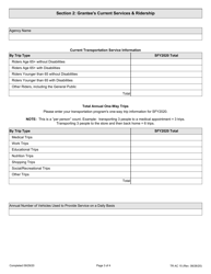 Form TR AC15 Section 5310 Annual Certification of Project Equipment Use - Illinois, Page 3