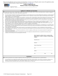 Self-storage Facility Limited Lines Agency Application - Nebraska, Page 8