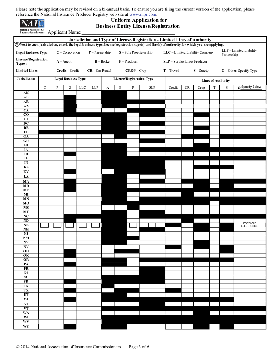 Portable Electronics Insurance Agency License Application - Nebraska, Page 4