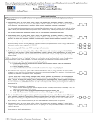Portable Electronics Insurance Agency License Application - Nebraska, Page 5