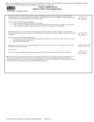 Portable Electronics Insurance Agency License Application - Nebraska, Page 6