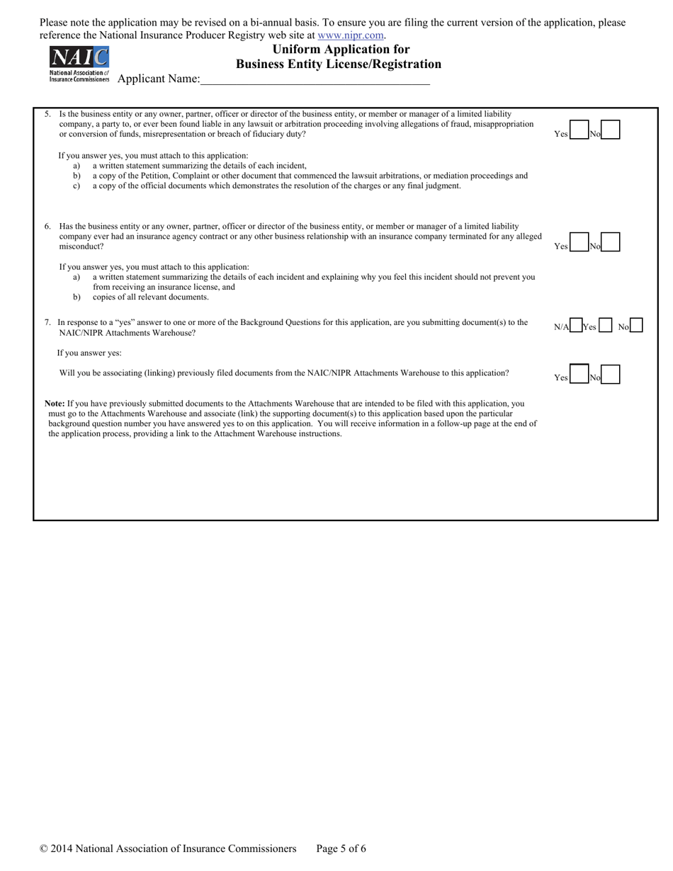 Rental Car Agency Limited License Application - Nebraska, Page 7