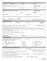 Form 2965-EM Application for Uninsured Medical Coverage - Nevada, Page 2