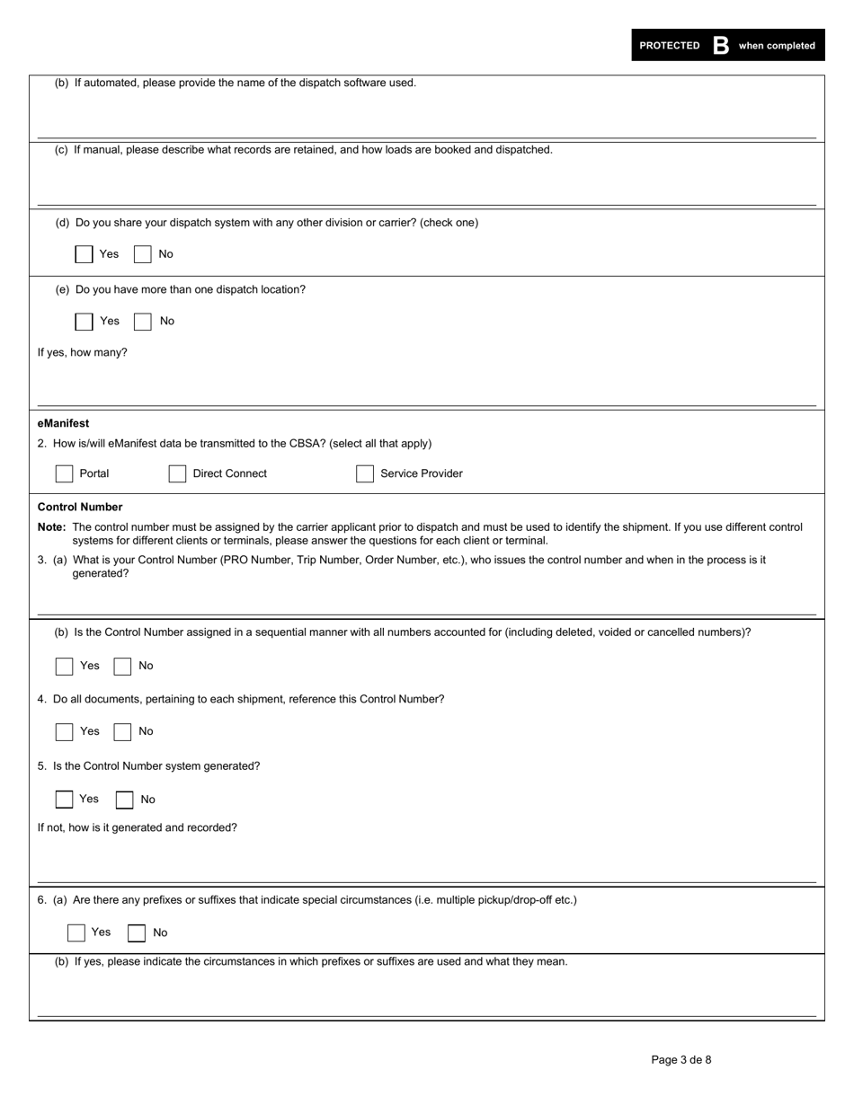 Form E656 (BSF625) Part II Download Fillable PDF or Fill Online Customs ...