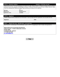 Form 60-6366E Guide II - License to Accompany Renewal Form - New Brunswick, Canada, Page 2
