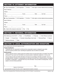 Claim Application Form - New Jersey, Page 13