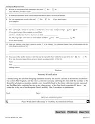 Form 10861 Attorney Fee Response Form - New Jersey, Page 2