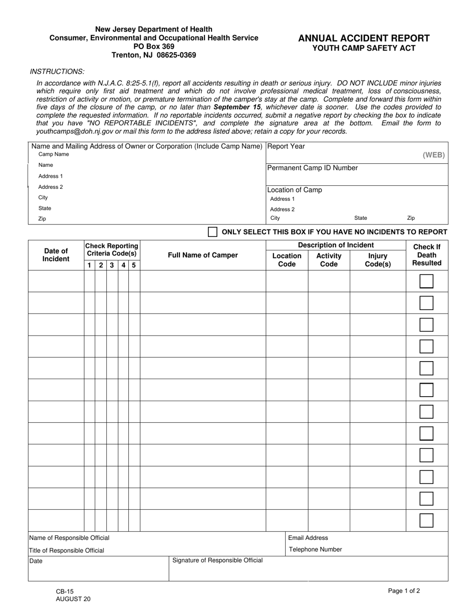 form-cb-15-download-fillable-pdf-or-fill-online-annual-accident-report