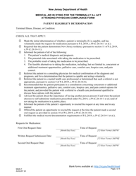 Form MAID-7 Attending Physician Compliance Form - New Jersey, Page 2