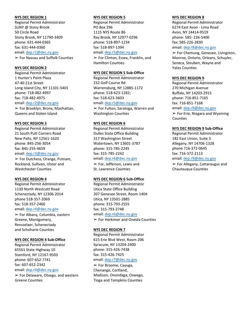 Form 47-19-2A Record of Compliance-Permit Application Supplement - New York, Page 3