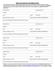 Dealer Renewal Application - Pennsylvania, Page 2