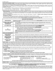 Form DL-80CD Commercial Driver's License Application to Duplicate/Correct - Pennsylvania, Page 2