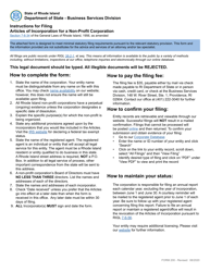 Document preview: Form 200 Articles of Incorporation for a Non-profit Corporation - Rhode Island