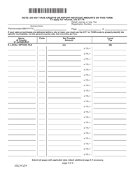 Form ST-389 Schedule for Local Taxes - South Carolina, Page 4