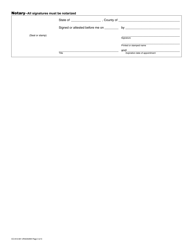 Form CC-612-001 Camping Resort Company Registration Application - Washington, Page 3