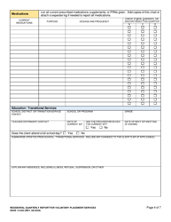 DSHS Form 15-564 Residential Quarterly Report for Children&#039;s Residential Services - Washington, Page 4
