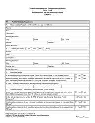 Form TCEQ-10370 (PI-1S) Registration for Air Standard Permit - Texas, Page 17