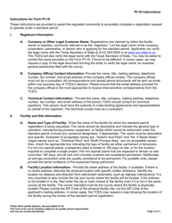 Form TCEQ-10370 (PI-1S) Registration for Air Standard Permit - Texas, Page 3