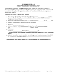 Form TCEQ-10214C Technical Information Report Water Rights Permitting - Texas, Page 16