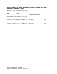 Form WPF DV-6.020 Denial Order - Domestic Violence - Washington, Page 4
