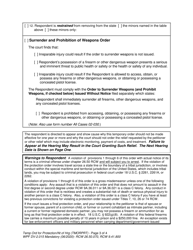 Form WPF DV-2.015 Temporary Order for Protection and Notice of Hearing - Washington, Page 3