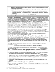 Form WPF DV-3.015 Order for Protection - Washington, Page 5