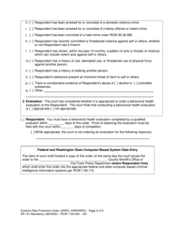 Form XR141 Extreme Risk Protection Order - Washington, Page 3