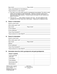 Form FL Non-Parent402 Indian Child Welfare Act Notice (Non-parent Custody) - Washington, Page 3