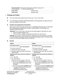 Form FL Parentage386 Child Support Order Based on Rcw 26.26a.465 - Washington, Page 2