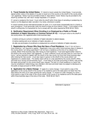 Form CrRLJ4.2(G) ORA &quot;offender Registration&quot; Attachment - Washington, Page 2