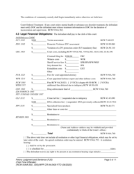 Form WPF CR84.0400 FTO Felony Judgment and Sentence - First-Time Offender - Washington, Page 5