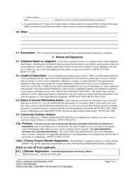 Form WPF CR84.0400 FTO Felony Judgment and Sentence - First-Time Offender - Washington, Page 7