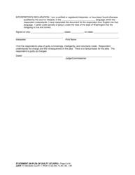 Form JuCR7.7 Statement on Plea of Guilty (Stjopg) - Washington, Page 8