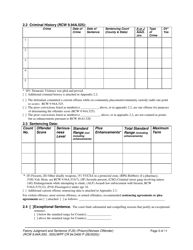 Form WPF CR84.0400 P Felony Judgment and Sentence - Prison (Non-sex Offense) - Washington, Page 3