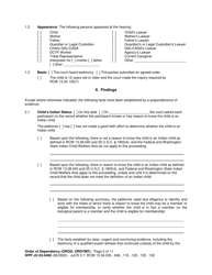 Form WPF JU03.0400 Order of Dependency - Washington, Page 2