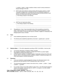 Form WPF JU03.0400 Order of Dependency - Washington, Page 3