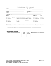 Form WPF CR84.0400 JSKO Felony Judgment and Sentence - Jail One Year or Less (Sex Offense and Kidnapping of a Minor) - Washington, Page 12