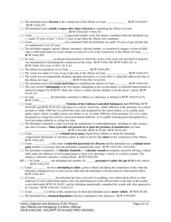 Form WPF CR84.0400 PSKO Felony Judgment and Sentence &quot; Prison (Sex Offense and Kidnapping of a Minor) - Washington, Page 2