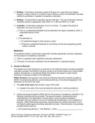 Form MP240 Order for Competency Restoration Treatment (Felony) - Washington, Page 3