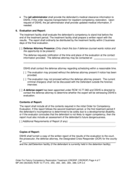 Form MP240 Order for Competency Restoration Treatment (Felony) - Washington, Page 4